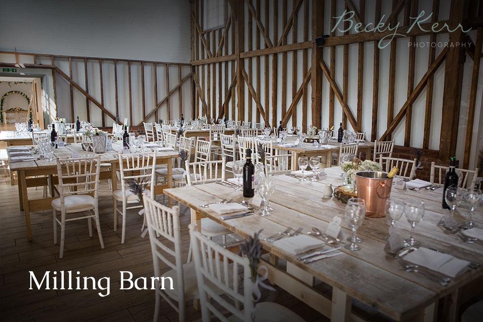 Milling Barn wedding venue in Hertfordshire