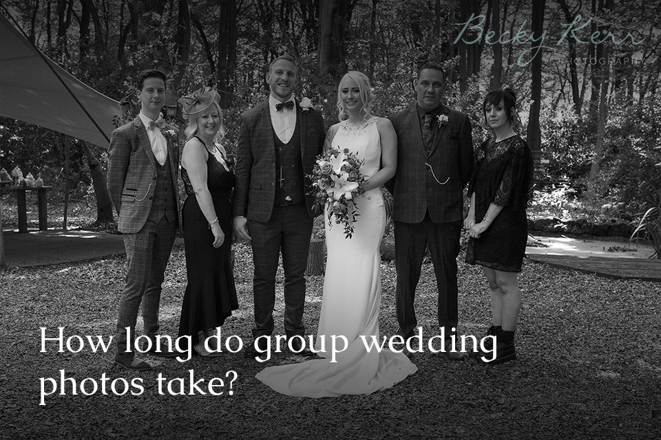 How long do group wedding photos take?